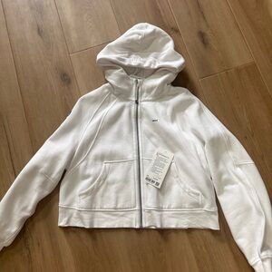 lululemon scuba White Full-Zip Hooded Sweatshirt